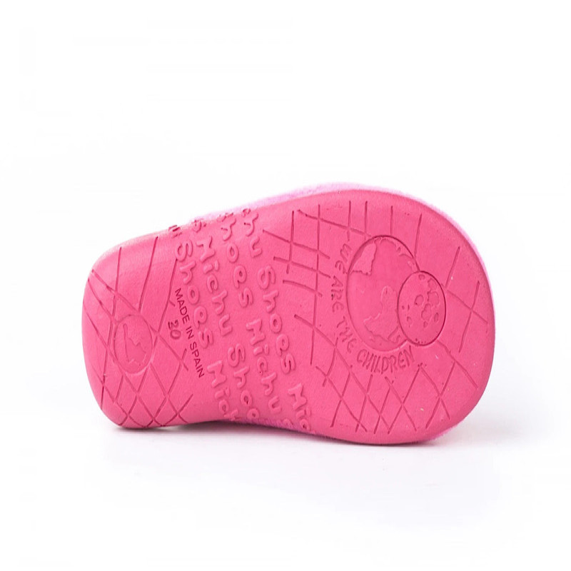 Made in Spain EU29-EU37 Lightweight Slipper Non Slip rubber sole Fuchsia 